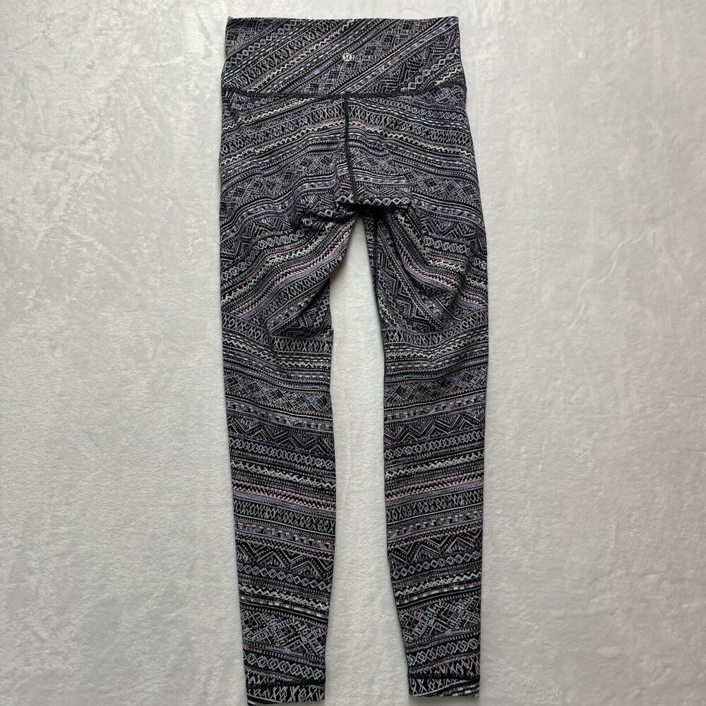 Lululemon Wunder Under High‎ Rise Luxtreme Legging Women’s Sz 6 Tribal Pace - Picture 8 of 8